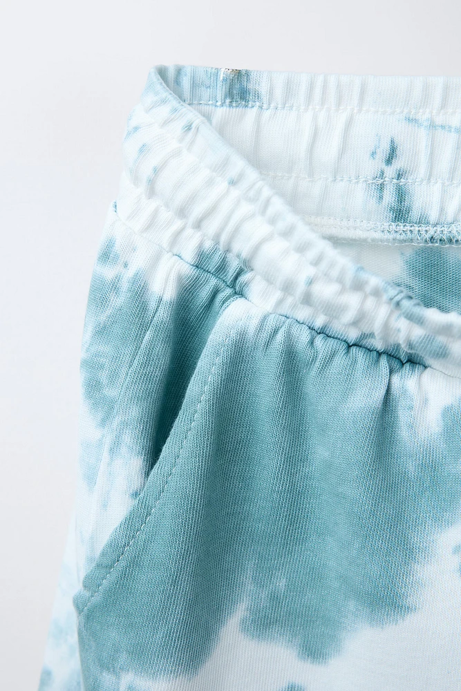 TIE-DYE JOGGING SHORTS