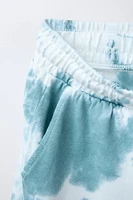 TIE-DYE JOGGING SHORTS