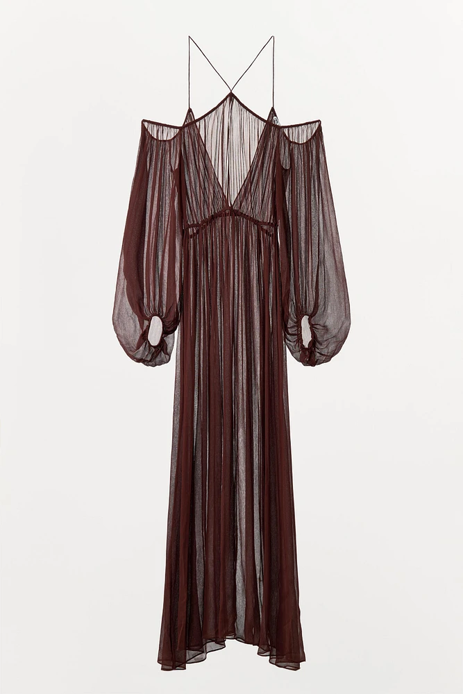 FLOWY LONG DRESS