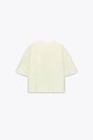 BUCKLE SHORT SLEEVE TOP