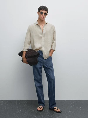 Chemise à rayures regular fit
