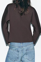 KNIT WRAP TOP
