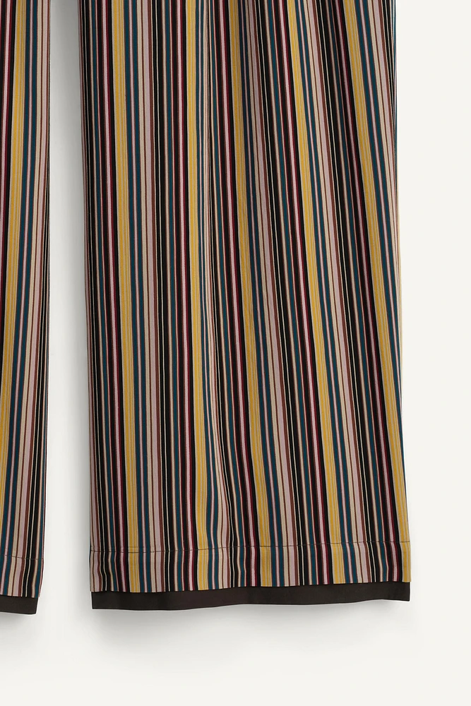 WIDE FIT STRIPED PANTS LIMITED EDITION