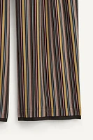 WIDE FIT STRIPED PANTS LIMITED EDITION