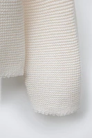 GILET EN MAILLE POINT MOUSSE