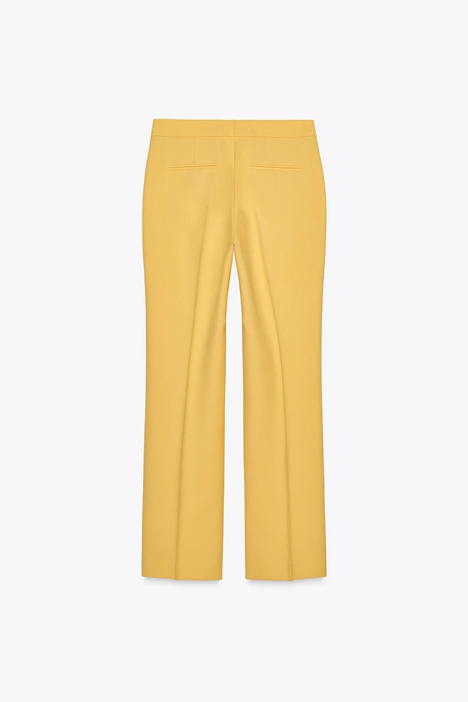 ZW COLLECTION FLARE PANTS WITH SIDE VENTS