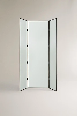 TRIPTYCH METAL MIRROR
