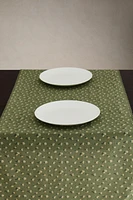 CHEMIN DE TABLE COTON MARGUERITES