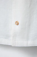 PRINTED LINEN BLEND SHIRT