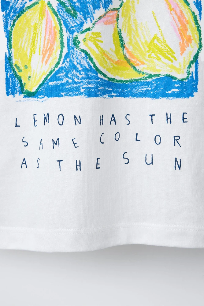 T-SHIRT À IMPRIMÉ CITRONS