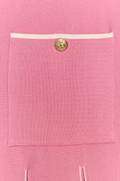 PLEATED KNIT DRESS
