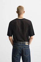 OPEN KNIT T-SHIRT