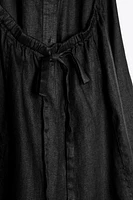 100% LINEN HALTER DRESS ZW COLLECTION