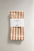 TEXTURED STRIPED NAPKINS (SET OF 2)