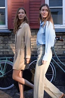 ROBE COURTE SATINÉE