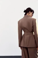 BELTED BLAZER