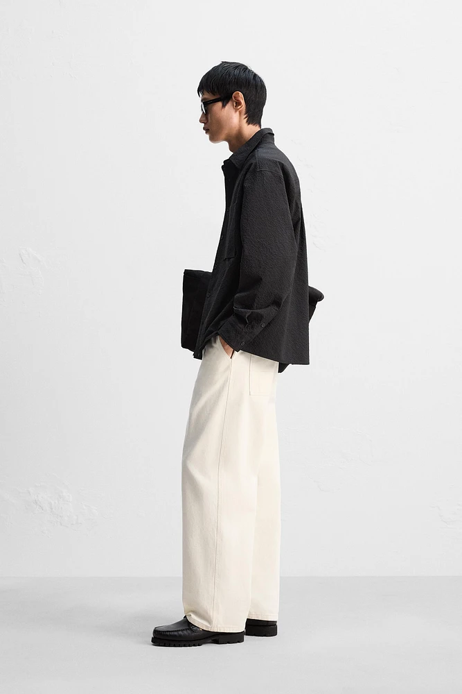 CHEMISE RELAXED FIT SEERSUCKER