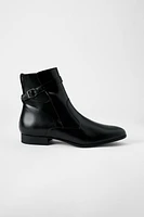 BOTTINES EN CUIR À BOUCLE BOBBY GILLESPIE X ZARA