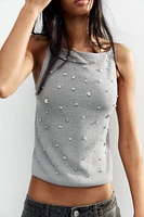 JEWEL OPEN BACK TOP