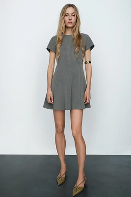 SHORT SLEEVE MINI DRESS