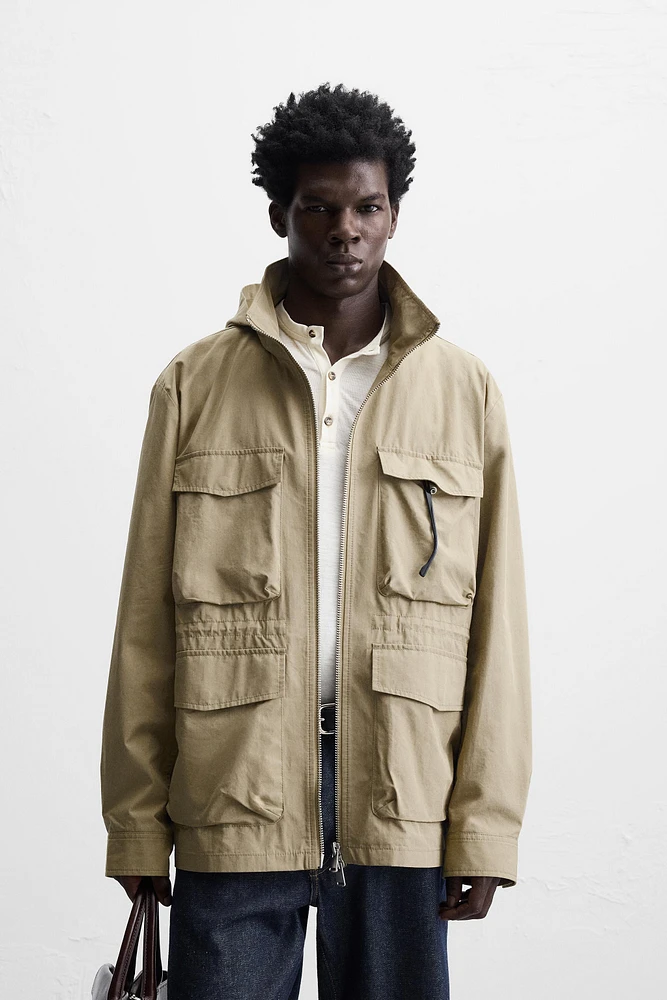 TECHNICAL PARKA WITH POCKETS