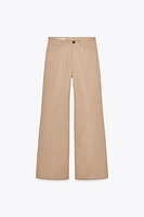 HIGH WAIST WIDE LEG PANTS