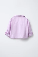 KNOTTED FLOWY SHIRT