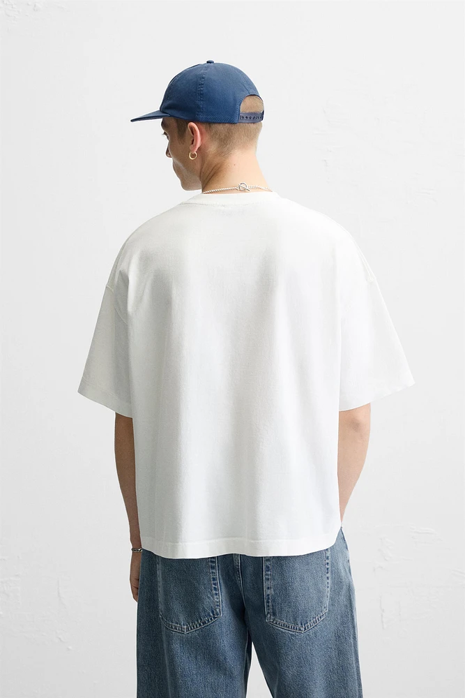 LIGHTWEIGHT WASHED BOXY FIT T-SHIRT