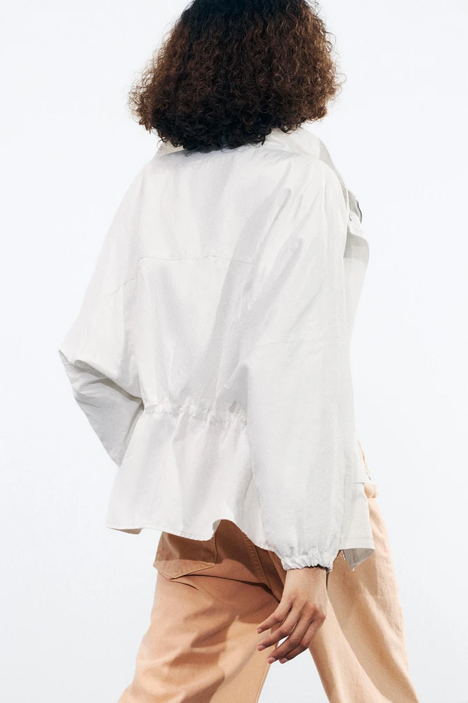 BLOUSON OVERSIZE À POCHES ZW COLLECTION