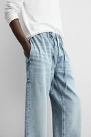 RELAXED FIT JOGGER WAIST JEANS