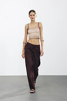 RIBBED CROP TOP