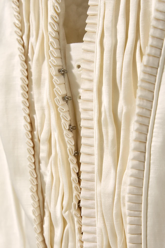 VESTE CORSET AVEC LIN KATE MOSS X ZARA