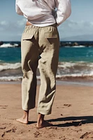 PANTALON À TAILLE ÉLASTIQUE