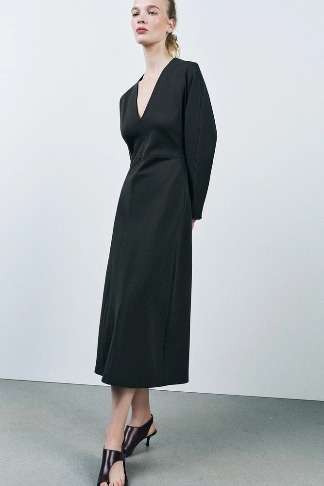 ROBE MI-LONGUE INTERLOCK