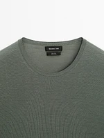 100% merino wool knit sweater