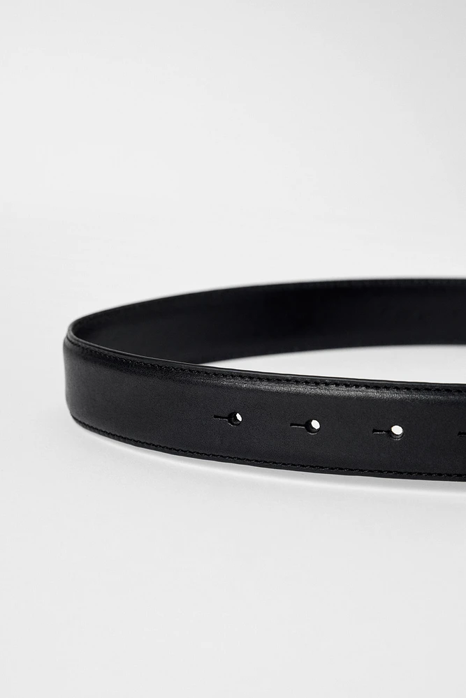 CEINTURE EN CUIR BOBBY GILLESPIE X ZARA