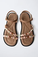 BEADED SANDALS