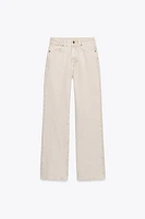 STRAIGHT LEG LONG LENGTH Z1975 JEANS WITH A HIGH WAIST