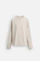 T-SHIRT WITH MESH TRIM