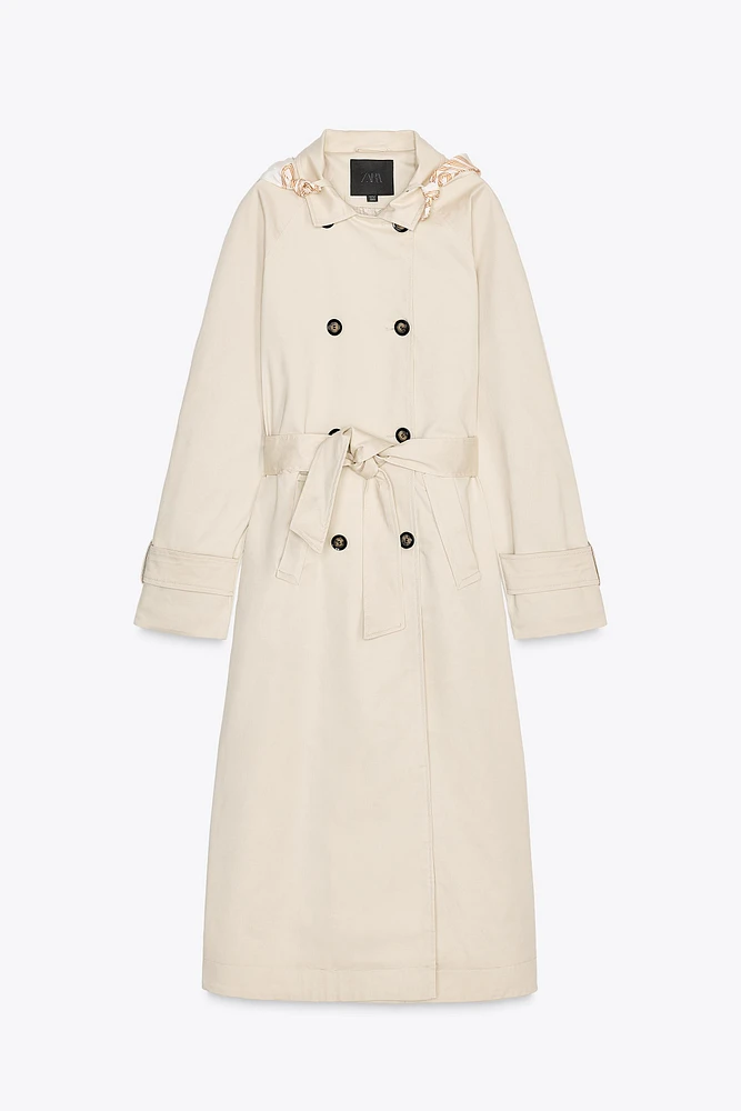 LONG SCARF TRENCH COAT