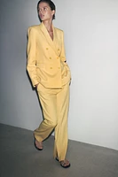 ZW COLLECTION FLARE PANTS WITH SIDE VENTS