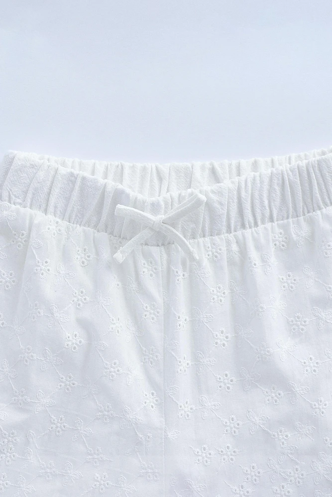 ZARA TIMELESS - PANTALON JUPE-CULOTTE BRODÉ SUISSE