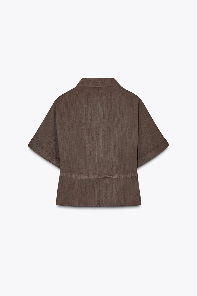 SHORT SLEEVE SAFARI SHIRT