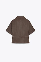 SHORT SLEEVE SAFARI SHIRT