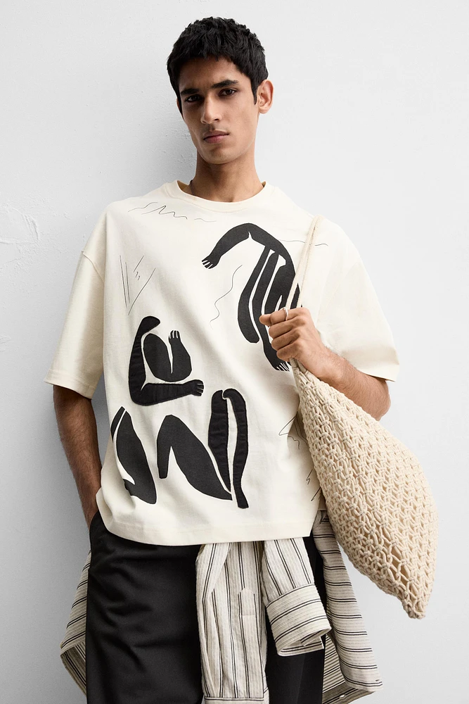 PRINTED PATCH T-SHIRT