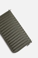 WOVEN CROSSBODY WALLET BAG