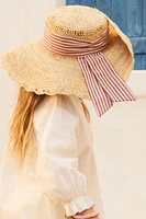 LIMITED EDITION RUFFLE TRIM STRIPED SHIRT