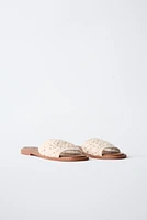 CROCHET FLAT SANDALS