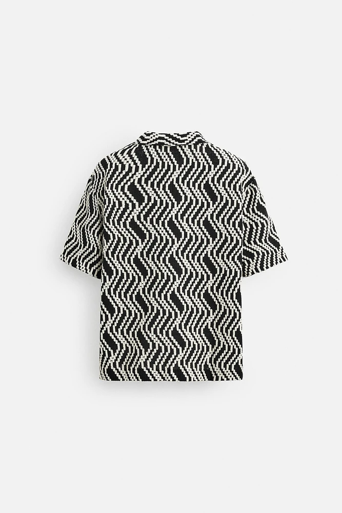 CHEMISE EN JACQUARD