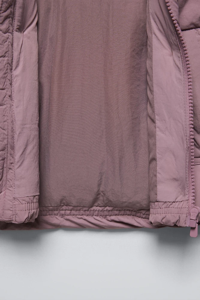 HOODED PUFFER VEST